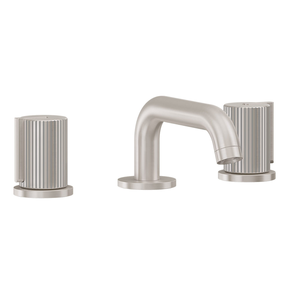 California Faucets - 3902PZB-SN - 8" Widespread Lavatory Faucet with ZeroDrain™ - Satin Nickel  - Jalama