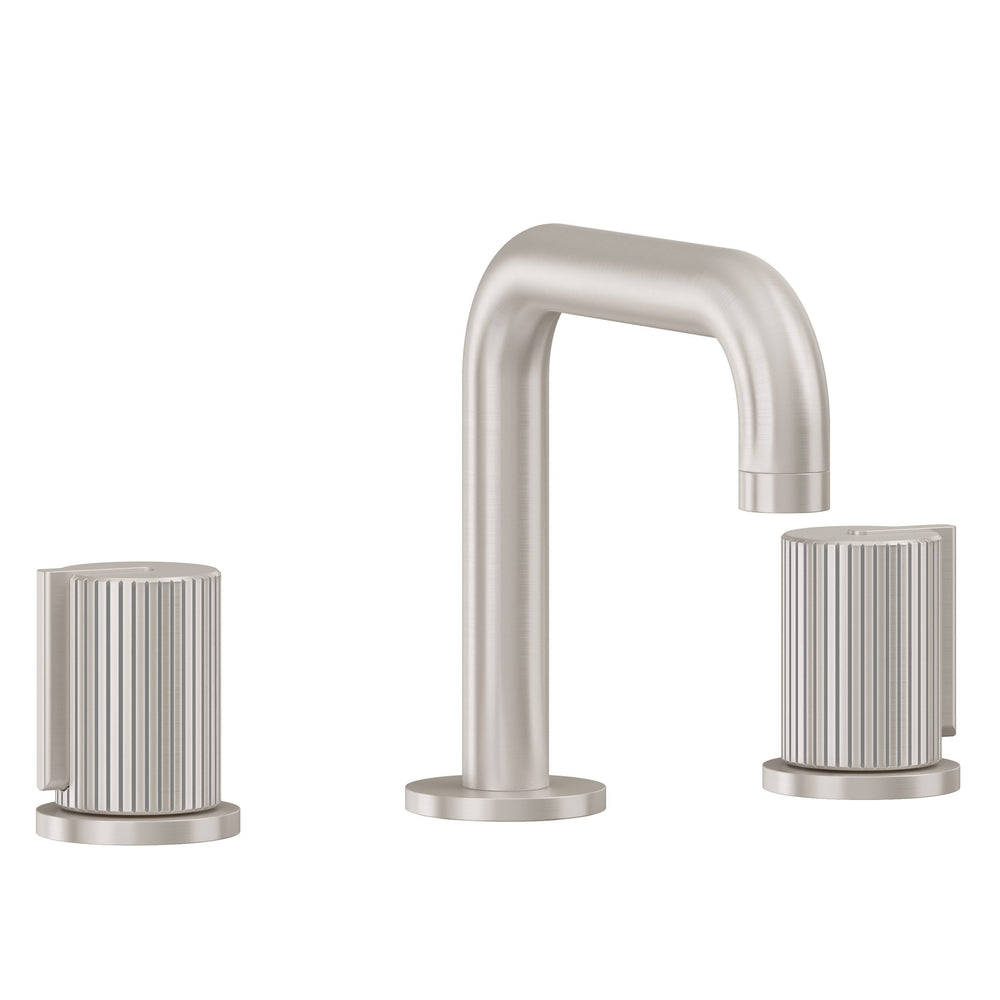 California Faucets - 3902QPZB-SN - 8" Widespread Lavatory Faucet with ZeroDrain™ - Satin Nickel  - Jalama