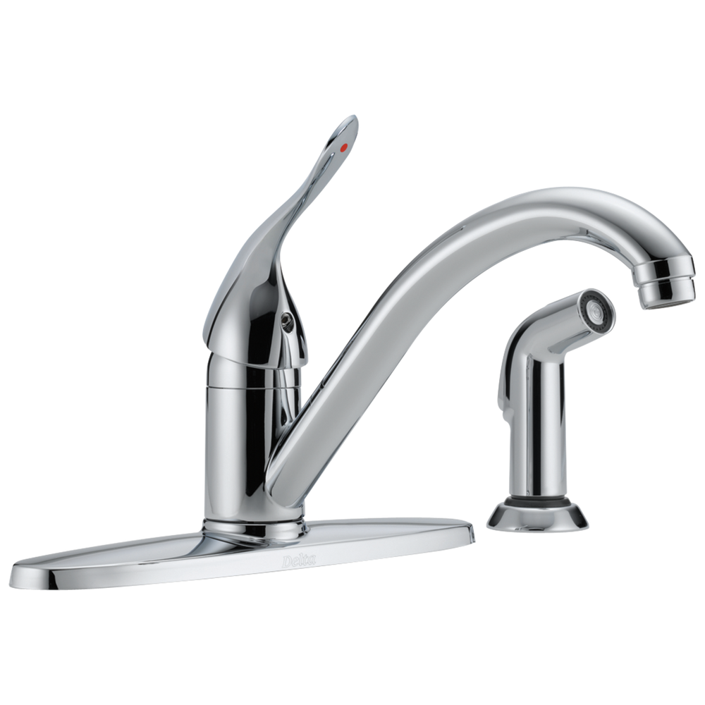 Commercial HDF®: Single Handle Kitchen Faucet with Spray