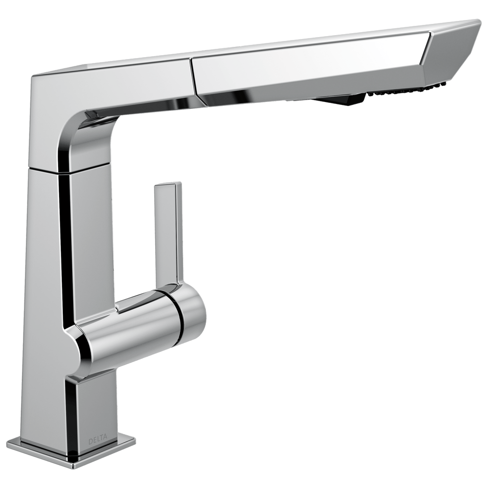 Delta Pivotal™: Single Handle Pull Out Kitchen Faucet