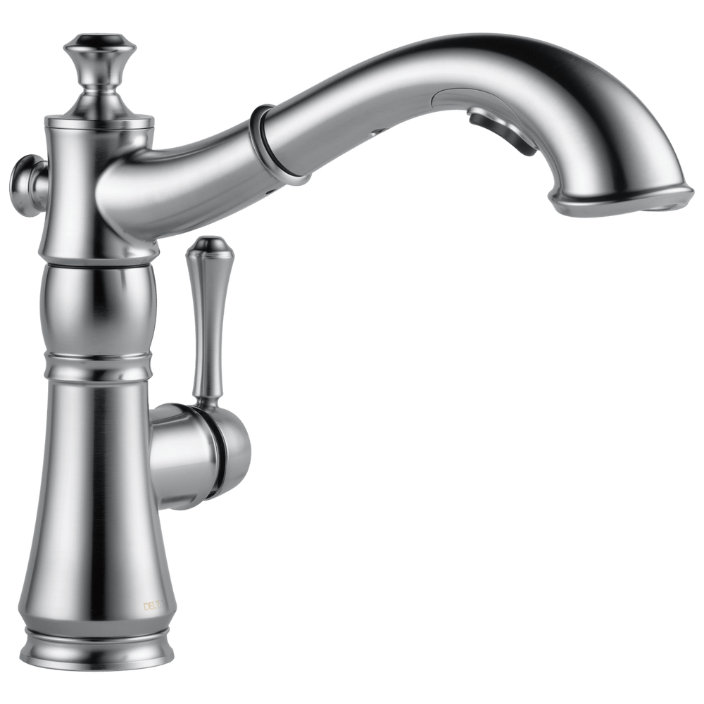 Delta Cassidy™: Single Handle Pull-Out Kitchen Faucet - Maison&Co.