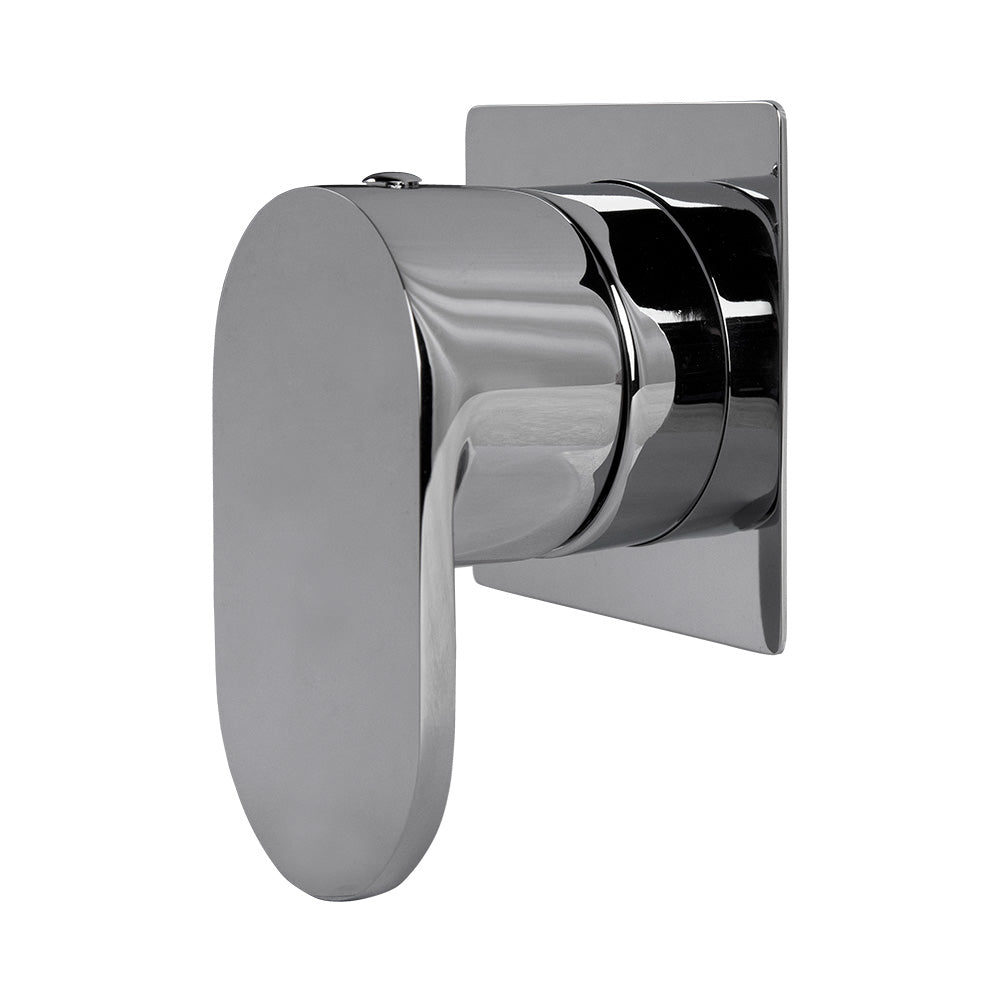 TRIM ONLY - Stop valve GPM 12 (43.5 PSI) with square back plate and round oval handle - Maison&Co.