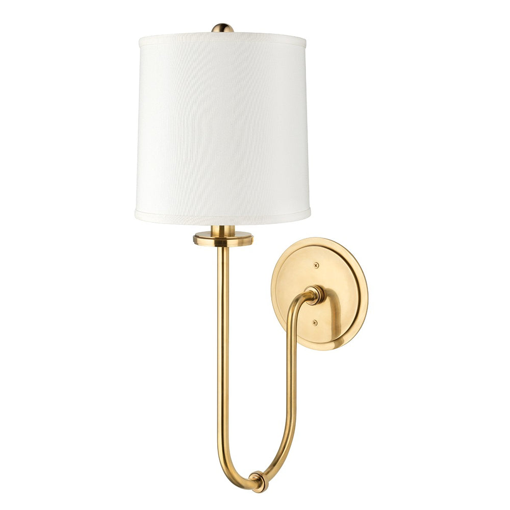 Hudson Valley - 511-AGB - One Light Wall Sconce - Jericho - Aged Brass