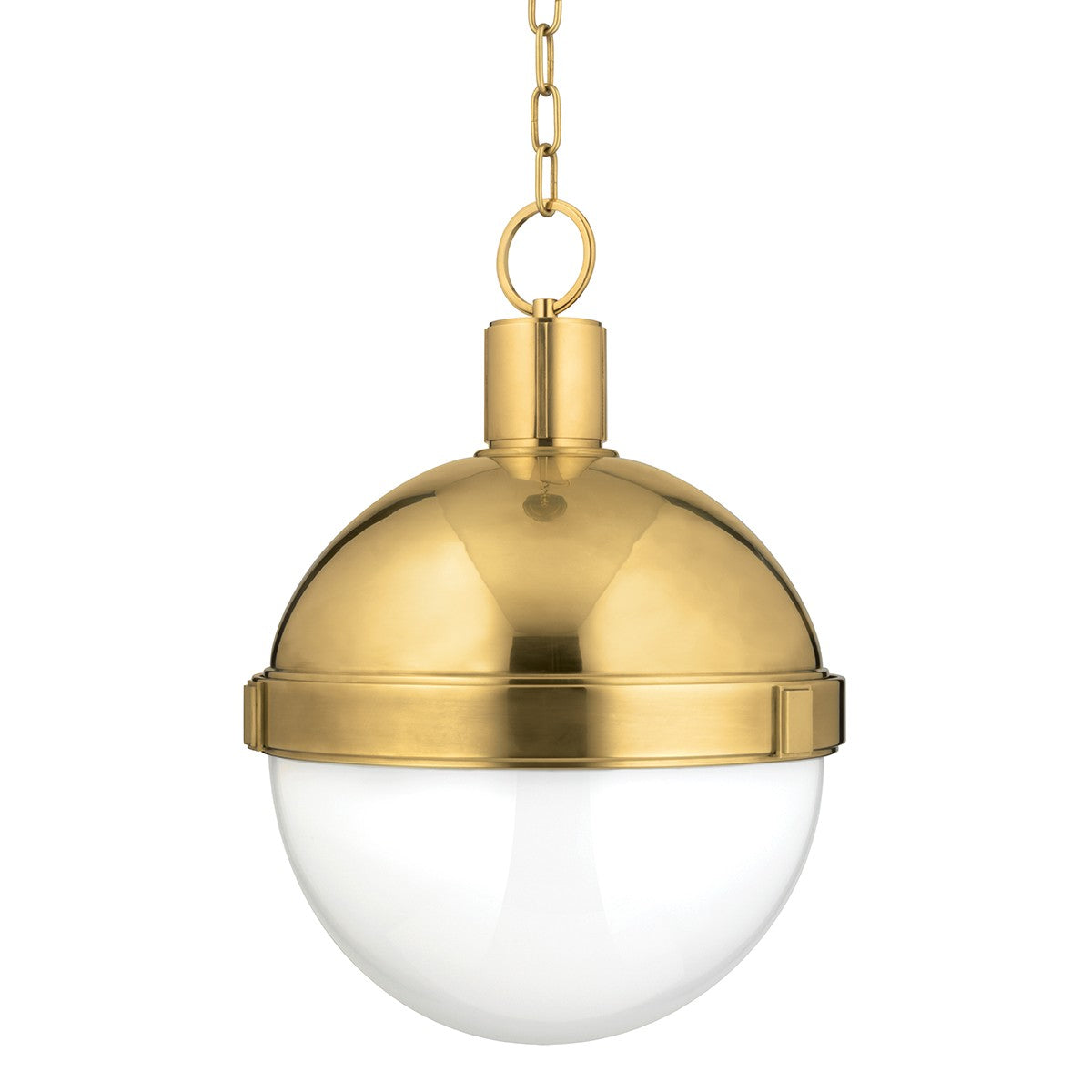 Hudson Valley - 615-AGB - One Light Pendant - Lambert - Aged Brass