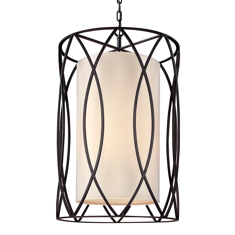 Troy Lighting - F1288-TRN - Eight Light Pendant - Sausalito - Textured Iron