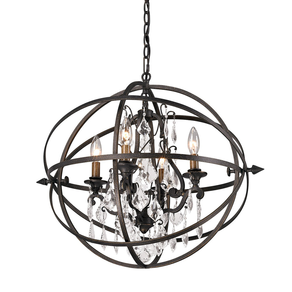 Troy Lighting - F2995 - Four Light Chandelier - Byron - Vintage Bronze