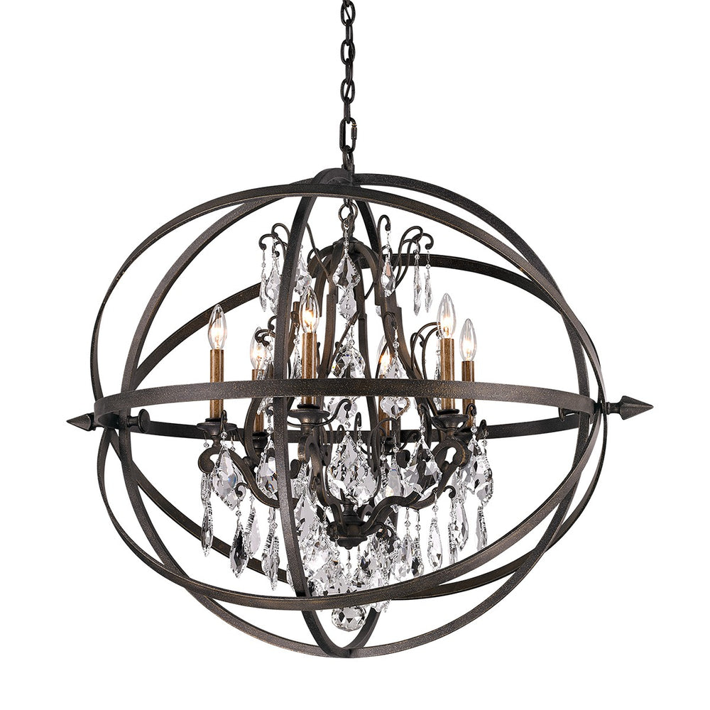 Troy Lighting - F2997 - Six Light Chandelier - Byron - Vintage Bronze