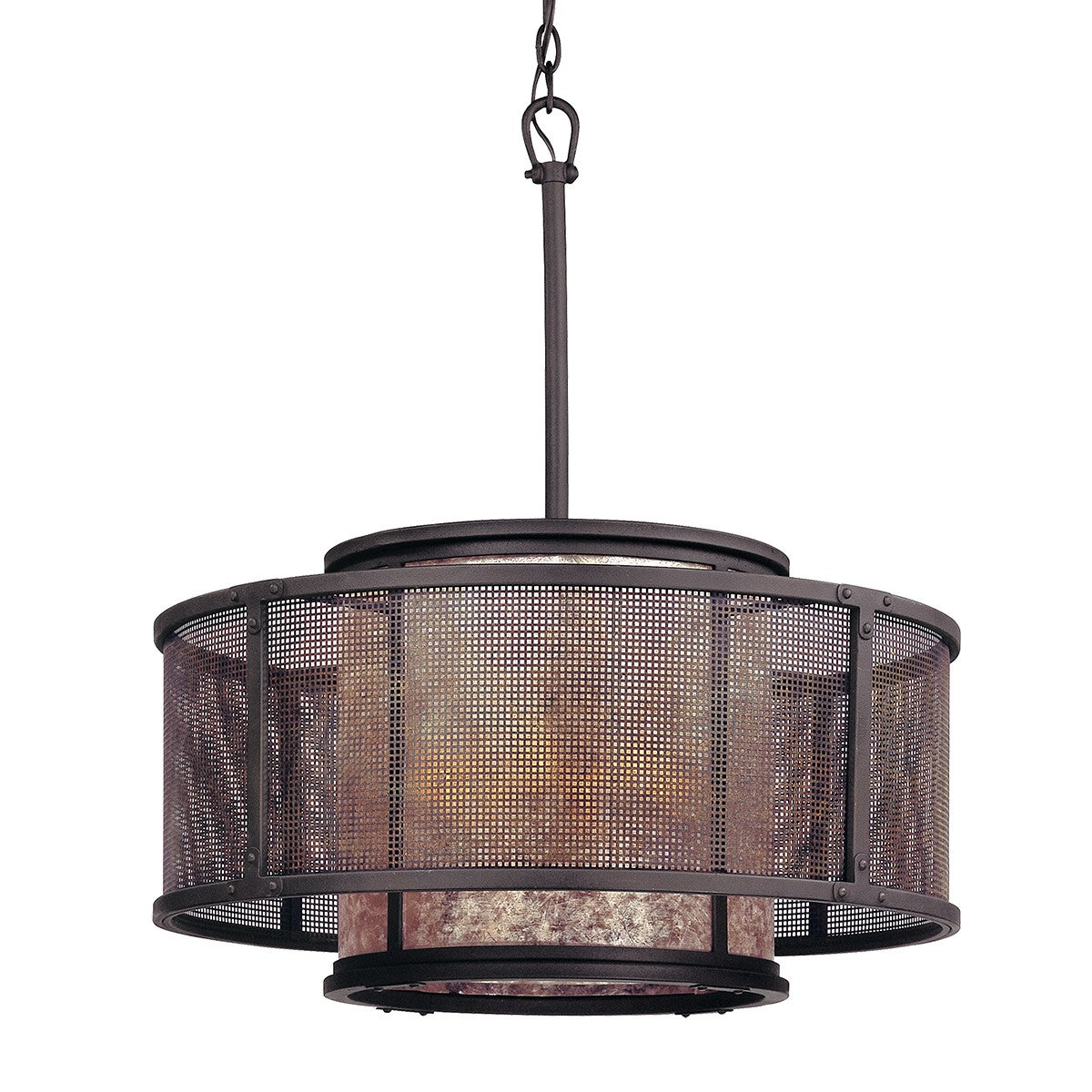 Troy Lighting - F3105-BRZ/SFB - Six Light Chandelier - Copper Mountain - Bronze