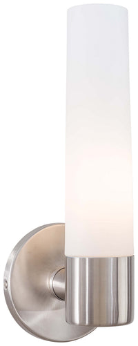 George Kovacs - P5041-144 - One Light Wall Sconce - Saber - Brushed Stainless Steel