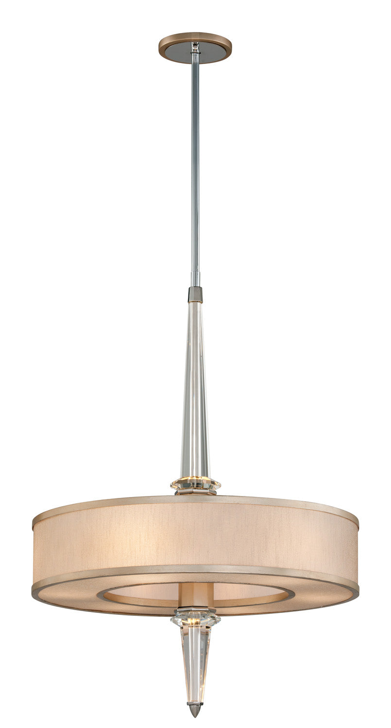 Corbett Lighting - 166-46-WSL/SS - 16 Light Pendant - Harlow - Warm Silver Leaf