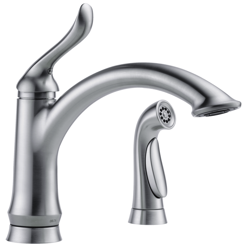 Delta Linden™: Single Handle Kitchen Faucet with Spray - Maison&Co.