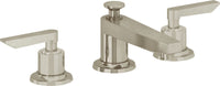 California Faucets - 4502ZB-BNU - 8" Widespread Lavatory Faucet with ZeroDrain - Burnished Nickel Uncoated - Rincon Bay