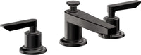 California Faucets - 4502ZBF-MBLK - 8" Widespread Lavatory Faucet with Completely Finished ZeroDrain - Matte Black - Rincon Bay