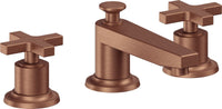 California Faucets - 4502X-ACF - 8" Widespread Lavatory Faucet - Antique Copper Flat - Rincon Bay