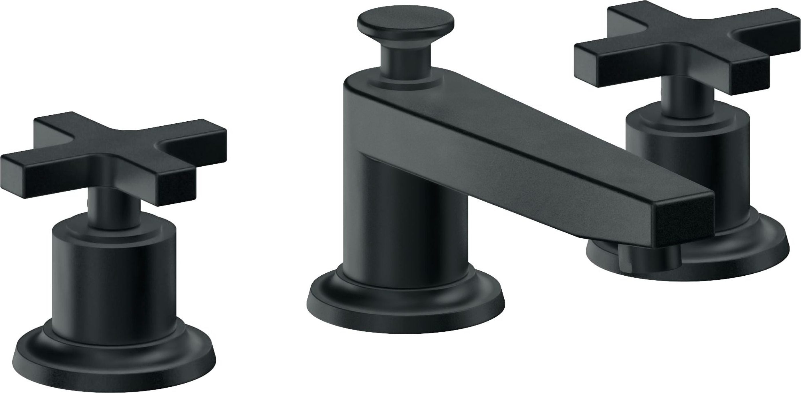 California Faucets - 4502X-CB - 8" Widespread Lavatory Faucet - Carbon (PVD) - Rincon Bay