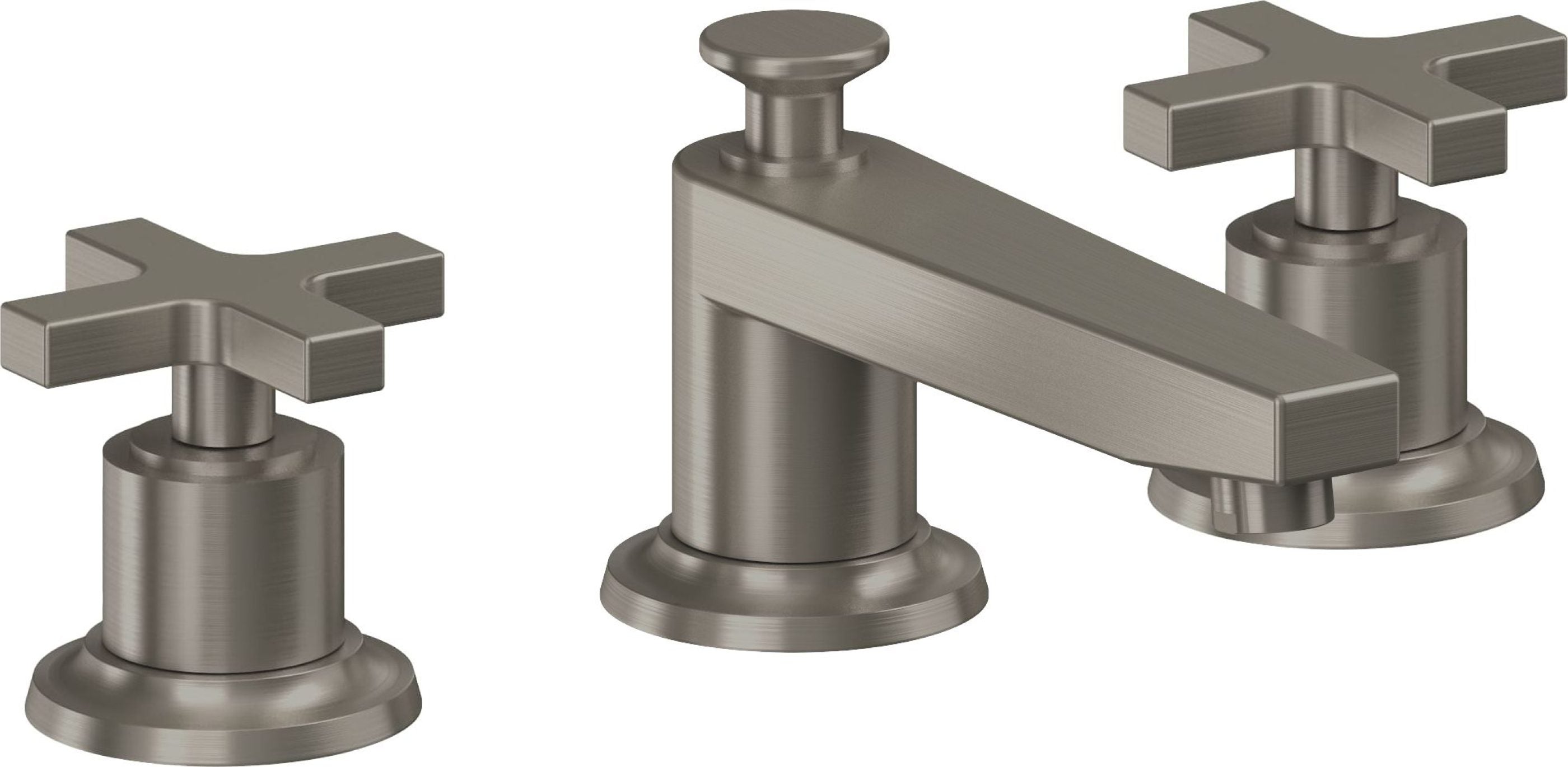 California Faucets - 4502X-GRP - 8" Widespread Lavatory Faucet - Graphite (PVD) - Rincon Bay