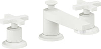 California Faucets - 4502XZBF-MWHT - 8" Widespread Lavatory Faucet with Completely Finished ZeroDrain - Matte White - Rincon Bay