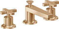 California Faucets - 4502XZBF-SBZ - 8" Widespread Lavatory Faucet with Completely Finished ZeroDrain - Satin Bronze (PVD) - Rincon Bay