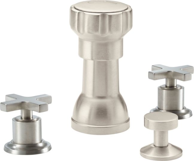 California Faucets - 4504X-SN - Bidet Set - Satin Nickel  - Rincon Bay