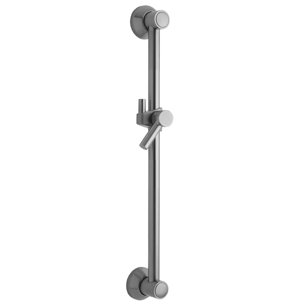 24" Pin Mount Low Profile Wall Bar in Polished Chrome (PCH) Finish