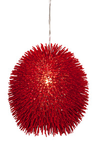 Varaluz - 169P01RE - One Light Pendant - Urchin - Super Red