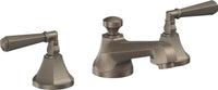 California Faucets - 4602ZB-ANF - 8" Widespread Lavatory Faucet with ZeroDrain - Antique Nickel Flat - Monterey