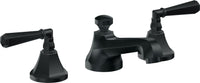 California Faucets - 4602ZBF-CB - 8" Widespread Lavatory Faucet with Completely Finished ZeroDrain - Carbon (PVD) - Monterey