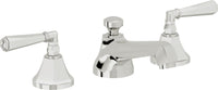 California Faucets - 4602ZB-PC - 8" Widespread Lavatory Faucet with ZeroDrain - Polished Chrome - Monterey