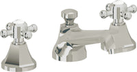 California Faucets - 4702ZB-PN - 8" Widespread Lavatory Faucet with ZeroDrain - Polished Nickel (PVD) - Monterey