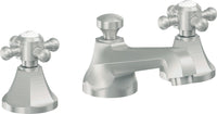 California Faucets - 4702ZB-SC - 8" Widespread Lavatory Faucet with ZeroDrain - Satin Chrome (PVD) - Monterey