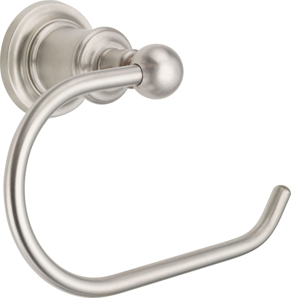 California Faucets - 48-STP-SN - Single Post Toilet Paper / Hand Towel Holder - Satin Nickel  - Miramar