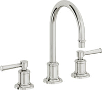 California Faucets - 4802ZB-PC - 8" Widespread Lavatory Faucet with ZeroDrain - Polished Chrome - Miramar