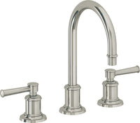 California Faucets - 4802ZB-PN - 8" Widespread Lavatory Faucet with ZeroDrain - Polished Nickel (PVD) - Miramar