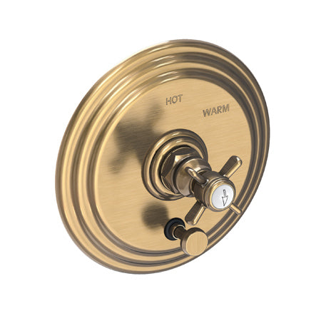 Balanced Pressure Tub & Shower Diverter Plate With Handle in Multiple Finishes