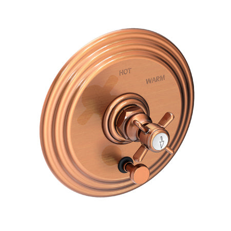 Balanced Pressure Tub & Shower Diverter Plate With Handle in Multiple Finishes