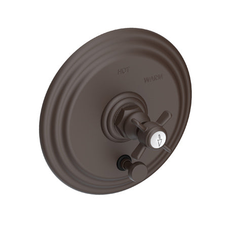 Balanced Pressure Tub & Shower Diverter Plate With Handle in Multiple Finishes