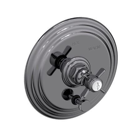 Balanced Pressure Tub & Shower Diverter Plate With Handle in Multiple Finishes