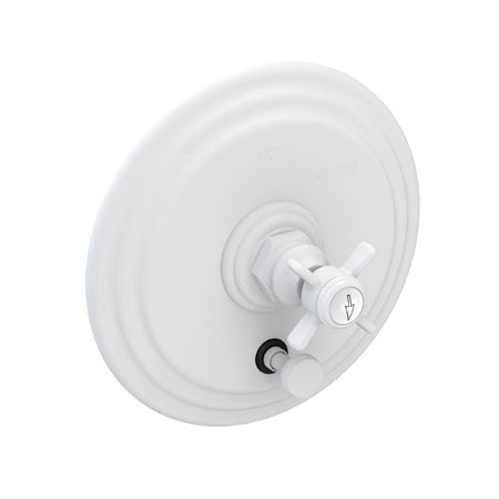 Balanced Pressure Tub & Shower Diverter Plate With Handle in Multiple Finishes