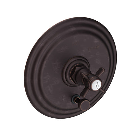 Balanced Pressure Tub & Shower Diverter Plate With Handle in Multiple Finishes