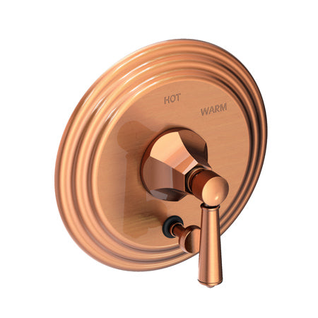 Balanced Pressure Tub & Shower Diverter Plate With Handle in Multiple Finishes