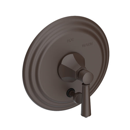 Balanced Pressure Tub & Shower Diverter Plate With Handle in Multiple Finishes