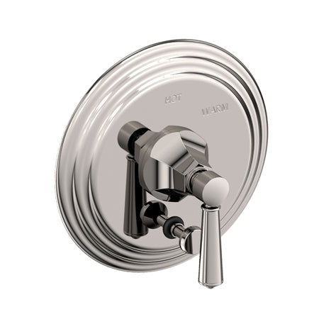 Balanced Pressure Tub & Shower Diverter Plate With Handle in Multiple Finishes