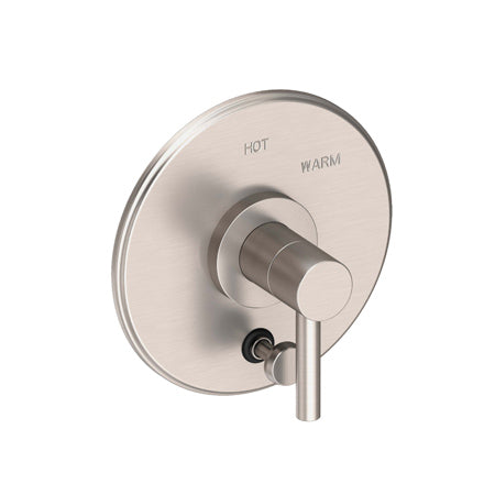 Balanced Pressure Tub & Shower Diverter Plate With Handle in Multiple Finishes