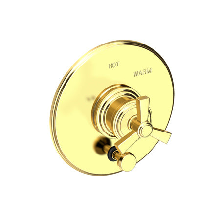 Balanced Pressure Tub & Shower Diverter Plate With Handle in Multiple Finishes