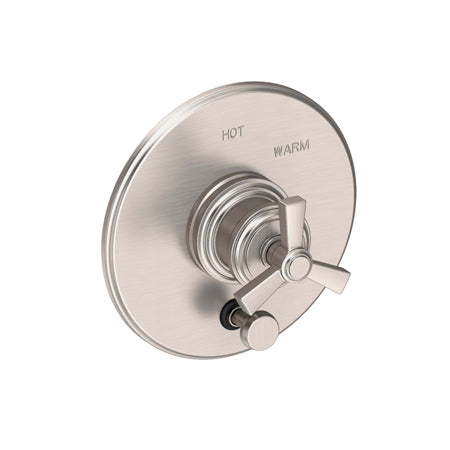 Balanced Pressure Tub & Shower Diverter Plate With Handle in Multiple Finishes