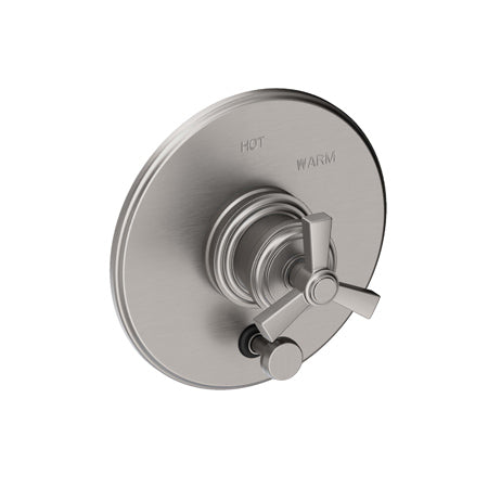 Balanced Pressure Tub & Shower Diverter Plate With Handle in Multiple Finishes