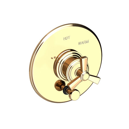 Balanced Pressure Tub & Shower Diverter Plate With Handle in Multiple Finishes