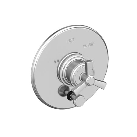 Balanced Pressure Tub & Shower Diverter Plate With Handle in Multiple Finishes