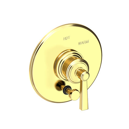 Balanced Pressure Tub & Shower Diverter Plate With Handle in Multiple Finishes