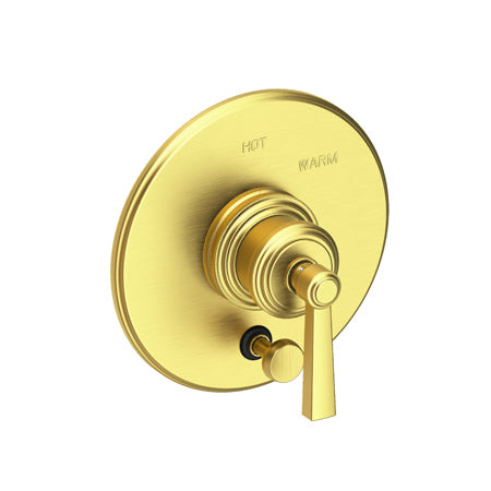 Balanced Pressure Tub & Shower Diverter Plate With Handle in Multiple Finishes